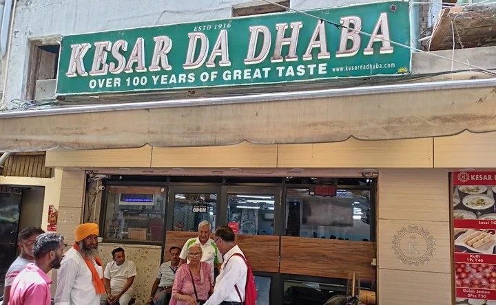 Dinner at Kesar Da Dhaba